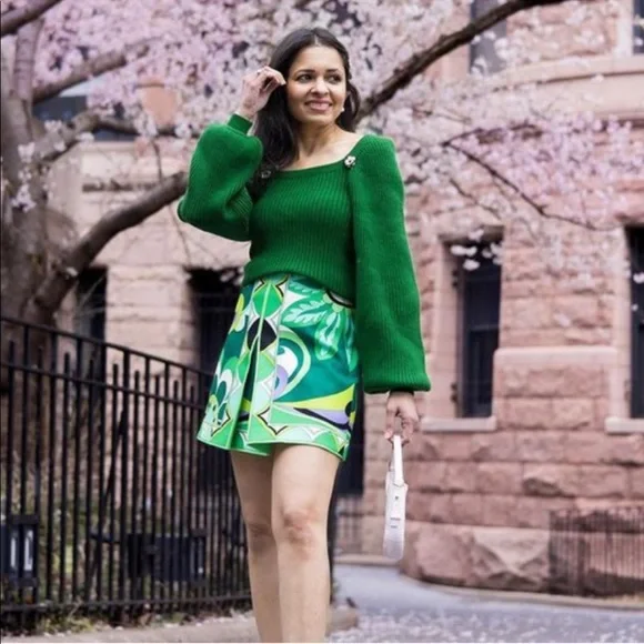 NWT ZARA PRINTED SKIRT